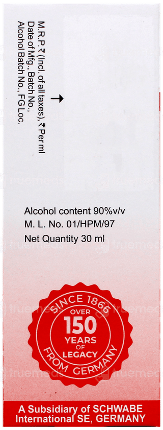 Dr Willmar Schwabe Ruta Graveolens 30Ch Dilution 30Ml